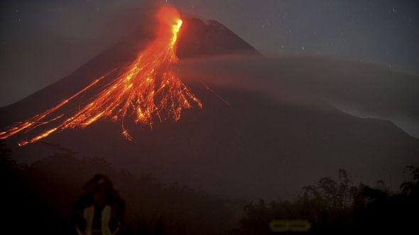 Eruptirala planina Merapi
