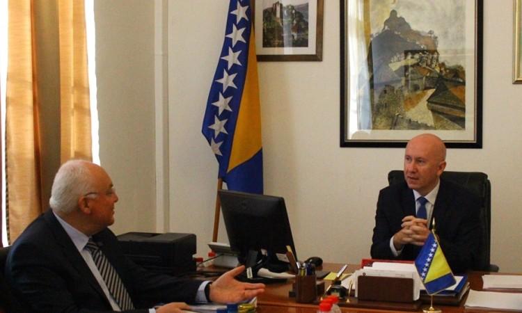 Potpredsjednik FBiH Milan Dunović o trenutnoj političkoj situaciji u BiH razgovarao s Hanovim savjetnikom Šausbergerom