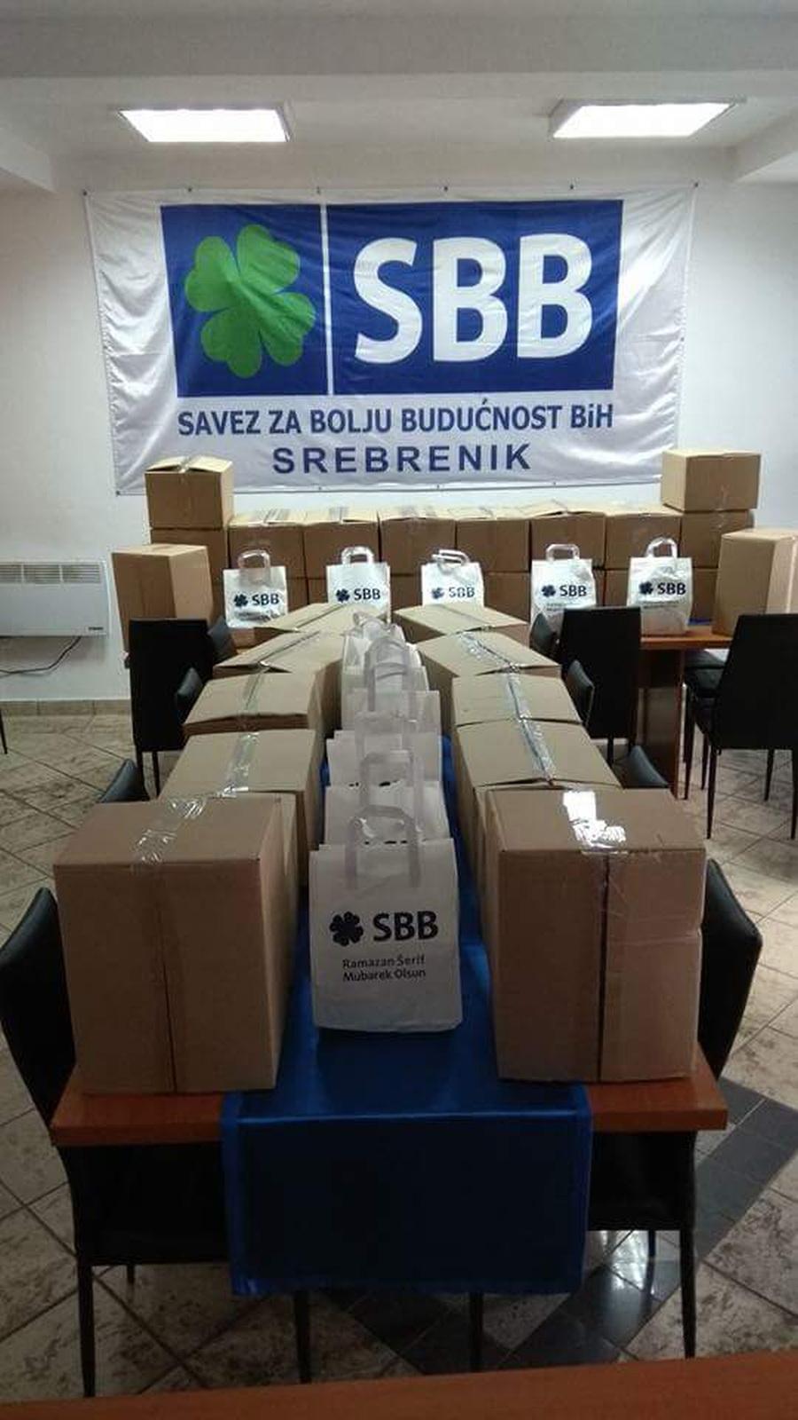 Općinski odbor SBB-a Srebrenik: Ramazanski paketi za 200 porodica