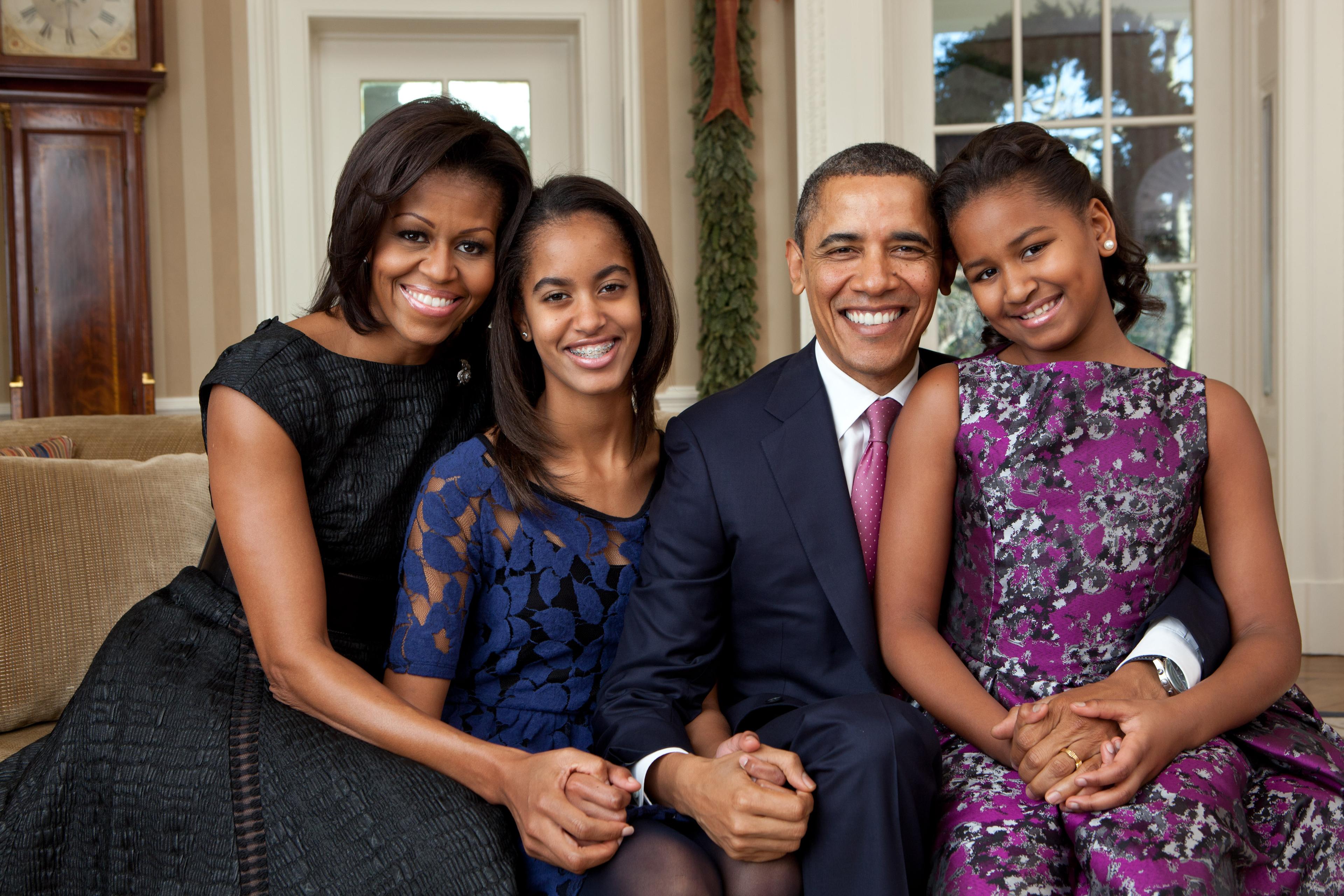 Mišel, Barak, Saša i Malija Obama: Put do stvaranja porodice bio težak - Avaz