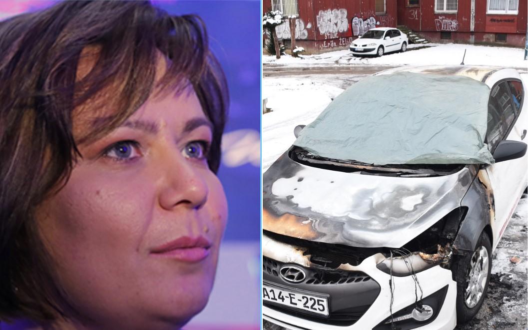 Zapaljeno vozilo supruga Edine Fazlagić, direktorice Televizije Kantona Sarajevo