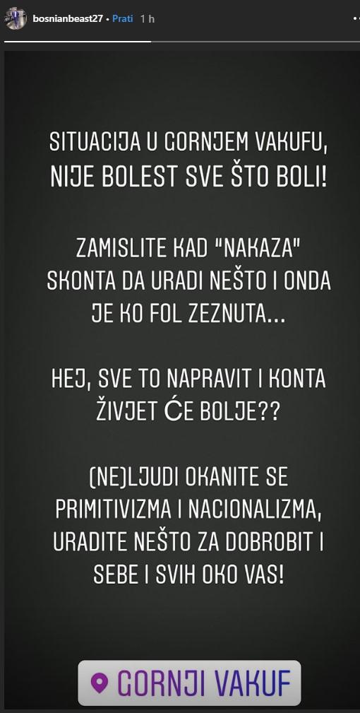 Nurkićeva objava na Instagramu - Avaz