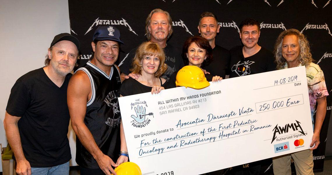 "Metallica" donirala 250.000 eura za gradnju bolnice
