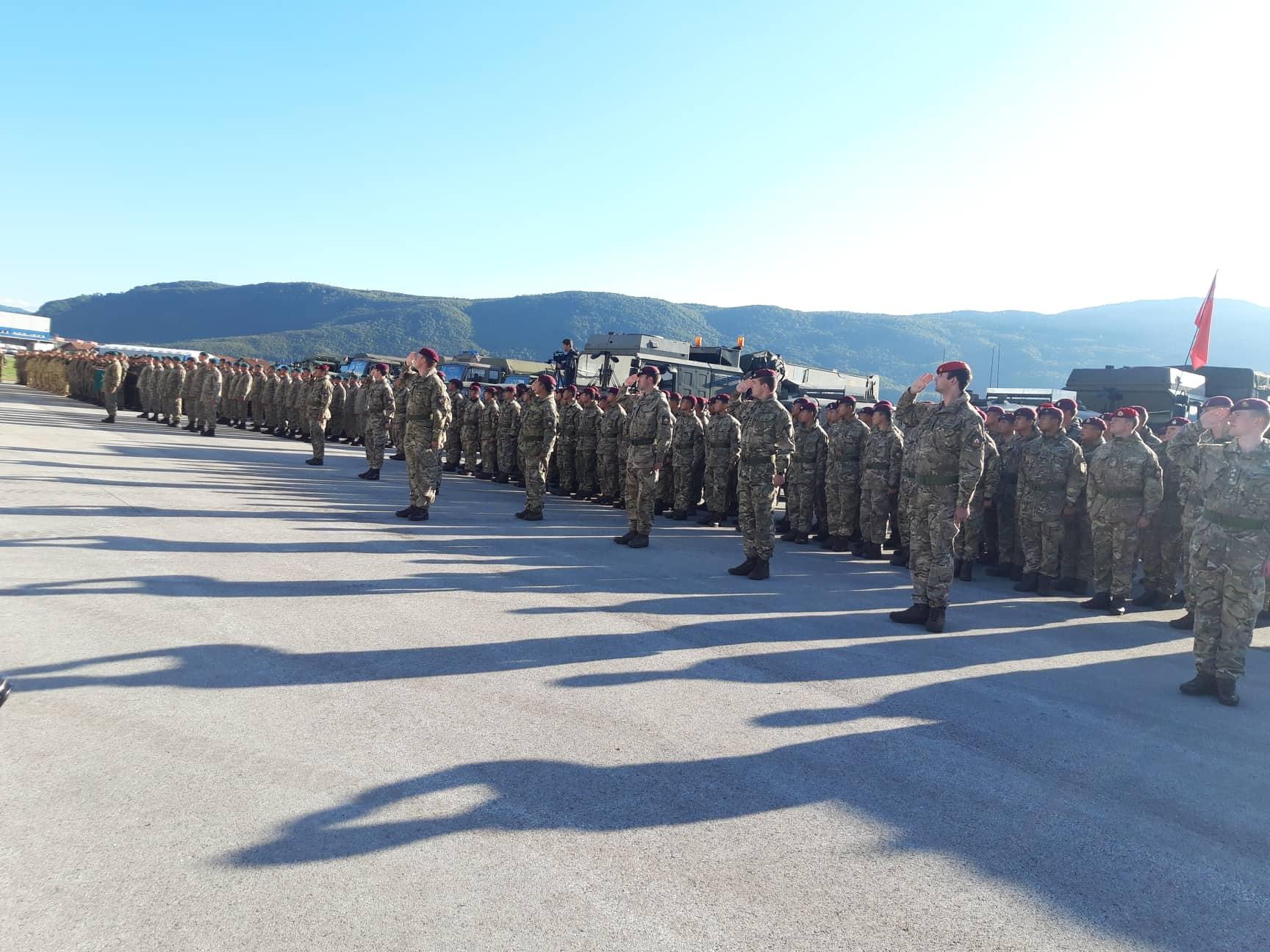 Stotine vojnika postrojene: Rezervni sastav EUFOR-a u visokoj pripravnosti