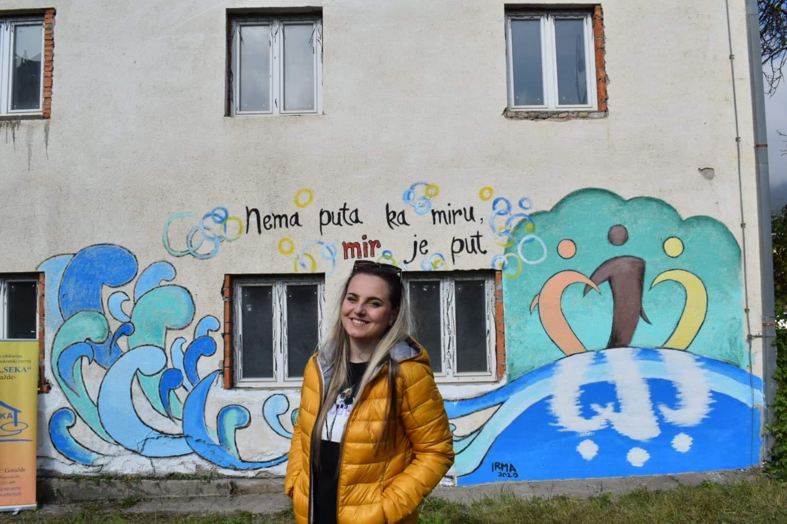Mladi Goražda muralom mira poručili kojim putem žele da idu