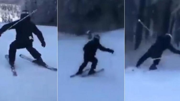 Video "škole skijanja"  nasmijao je mnoge - Avaz