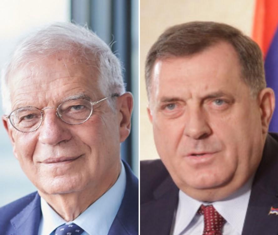 Žozep Borelj i Milorad Dodik - Avaz