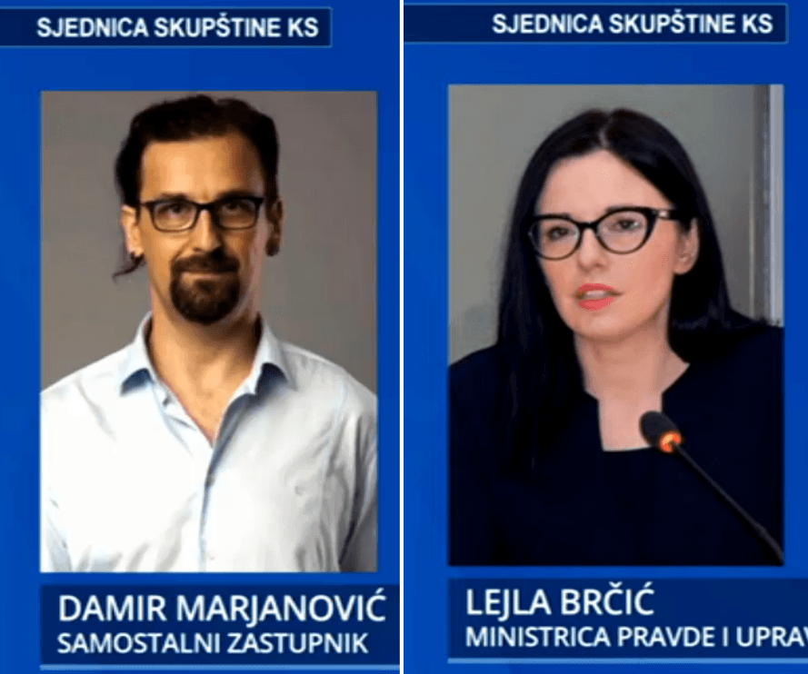 Ministrica pravde i uprave KS Lejla Brčić odgovara na pitanja zastupnika - Avaz