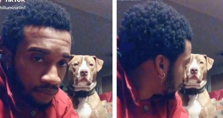 Poljubio svog psa u njušku, pa ga iznenadila njegova reakcija