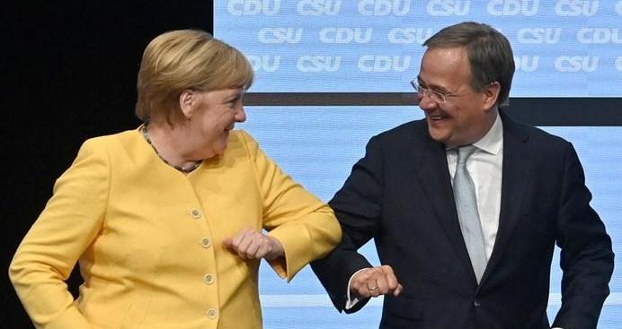 Merkel pozvala da se glasa za Armina Lašeta