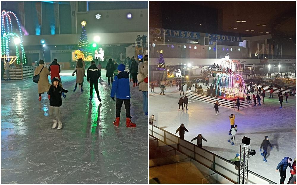 Brojne Sarajlije i turisti večeras kližu na sarajevskoj "Zimskoj čaroliji"