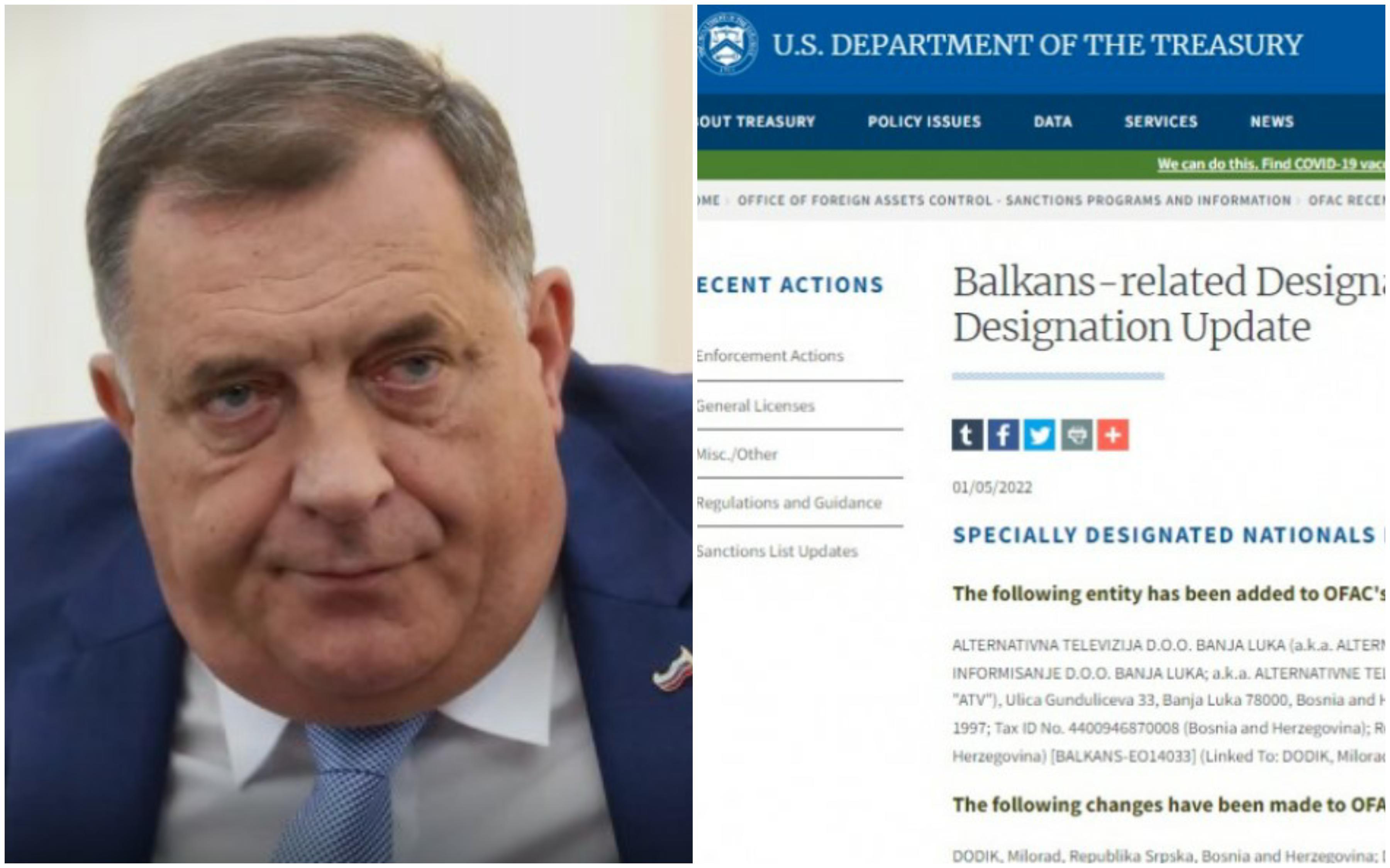Proširene sankcije lideru SNSD-a Miloradu Dodiku - Avaz