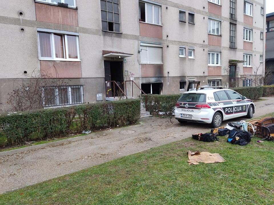 Stanar zgrade na Čengić Vili u kojoj je sinoć poginula žena: Od dima se ništa nije vidjelo, počela je vriska i galama"