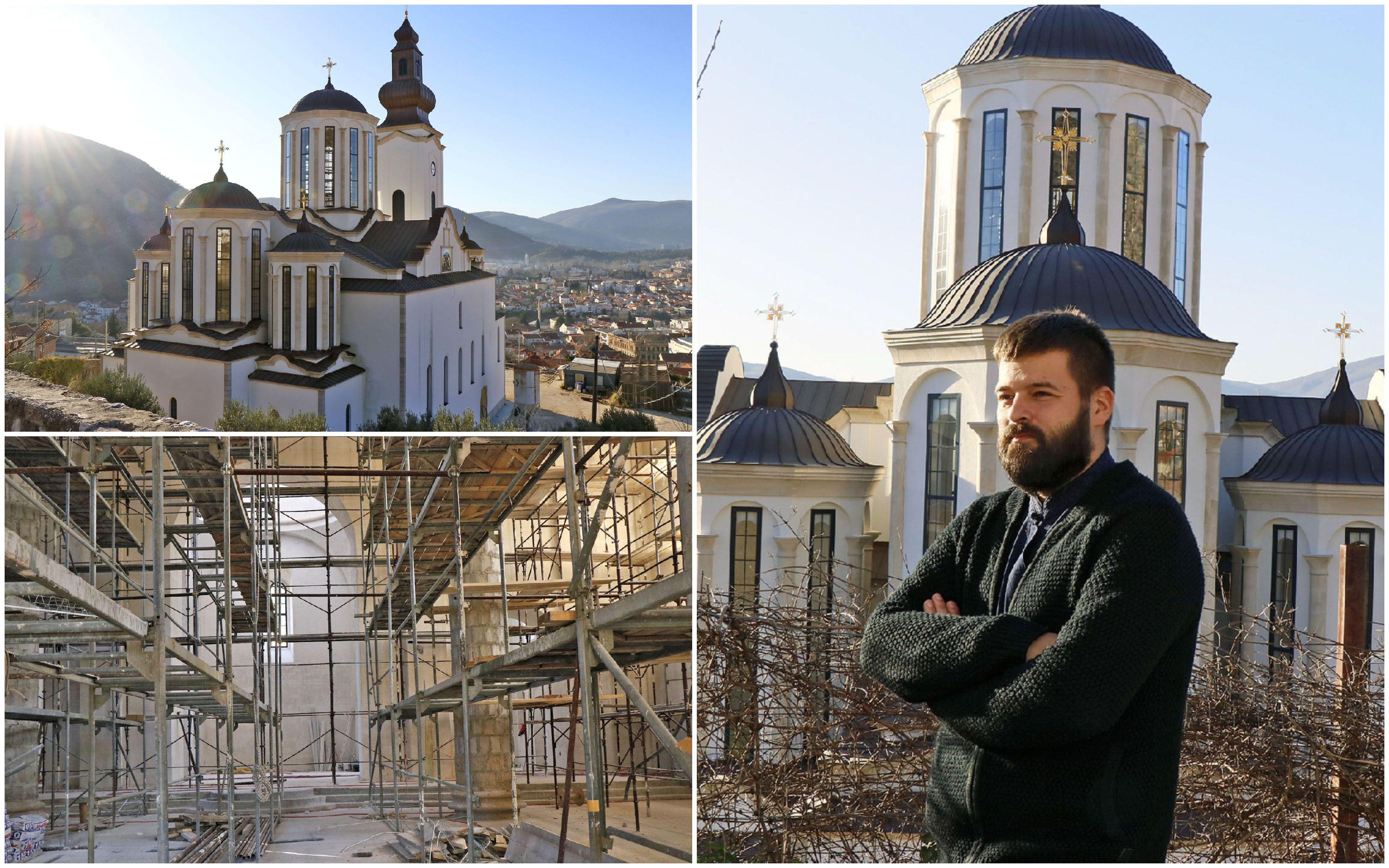Počeli radovi na uređenju unutrašnjosti Saborne crkve u Mostaru