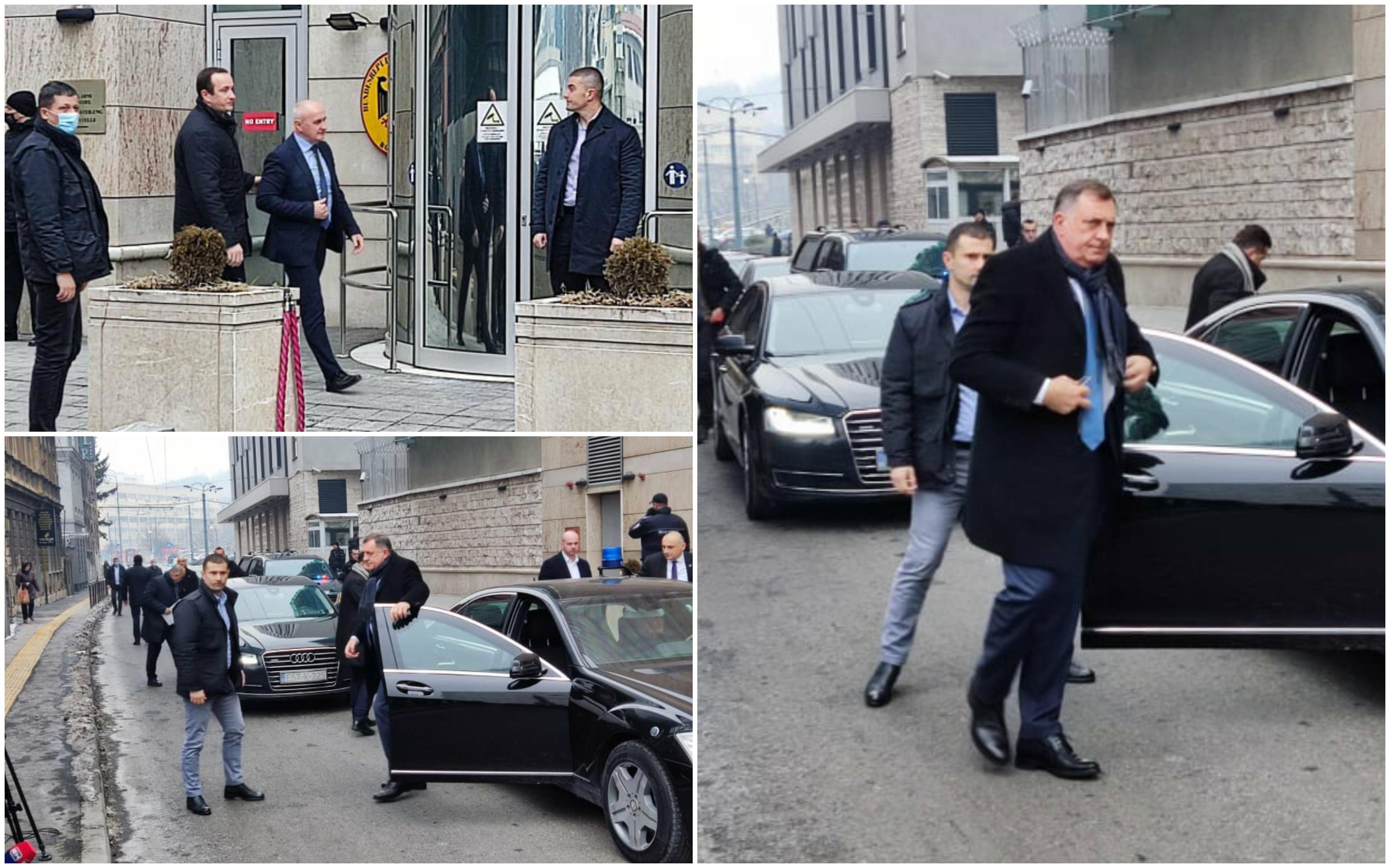 Dodik i ostali stigli u zgradu EU Delegacije - Avaz
