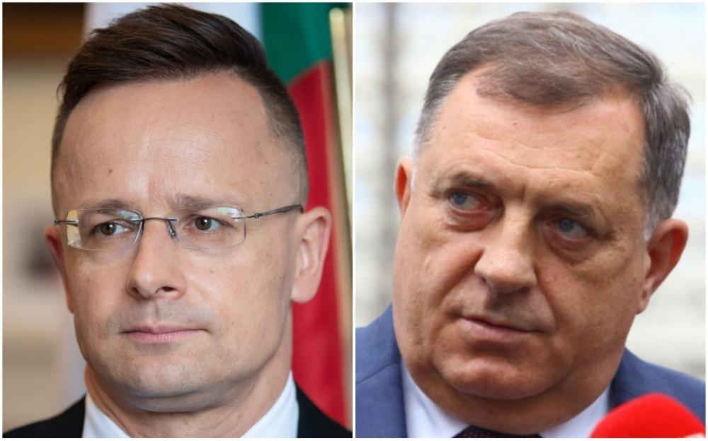 Mađarski šef diplomatije razgovarao s Dodikom: Ne treba nam više tenzija, pozivamo EU da ne prijeti sankcijama