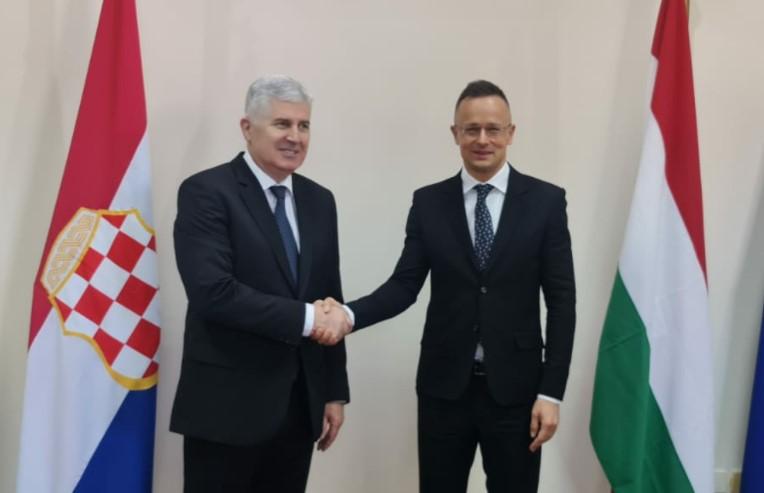 Mostar je danas centar regije: Čović dočekao mađarskog šefa diplomatije Petera Sijarta