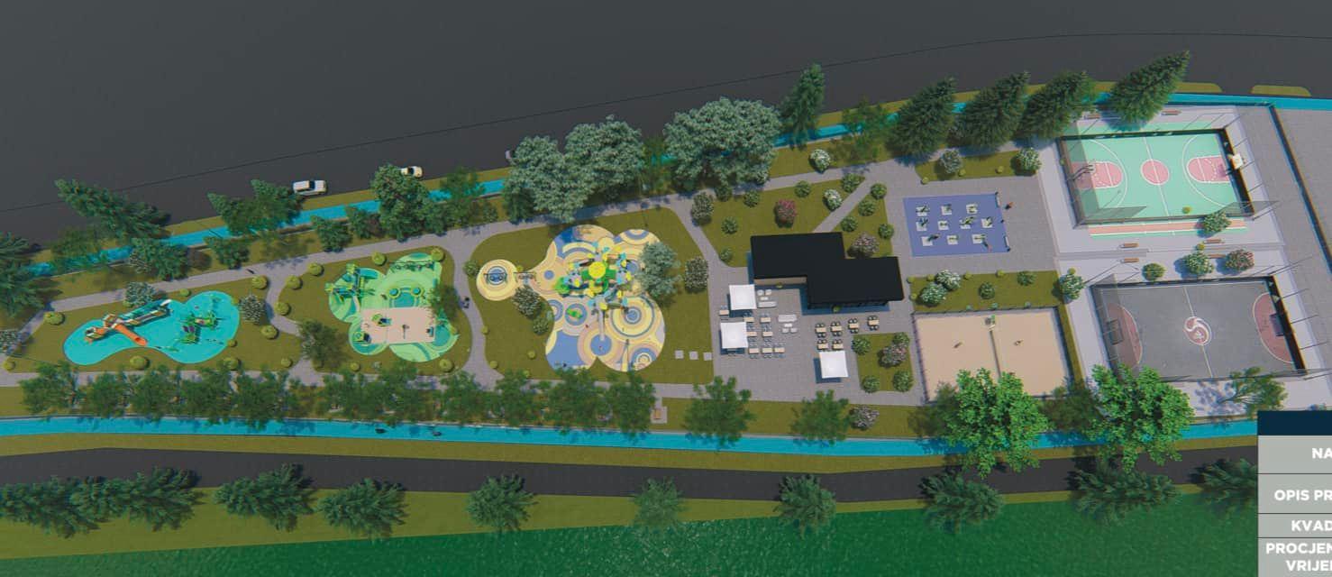 Muzur objavio fotografije: Pogledajte kako će izgledati novi sportsko-rekreativni park na Ilidži