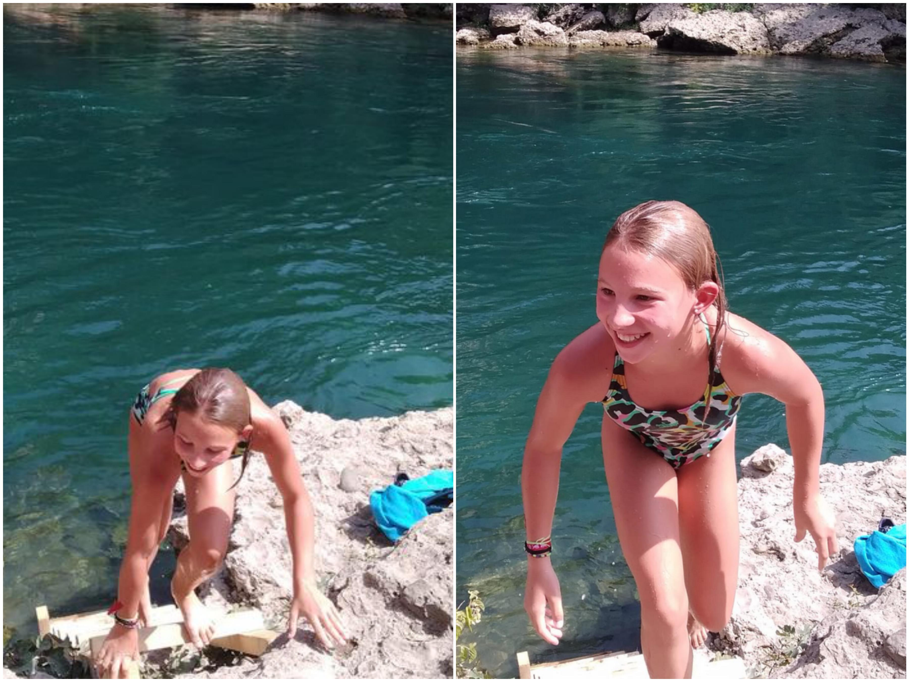 Pokazala hrabrost: Djevojčica od 13 godina skočila sa Starog mosta, nagrađena aplauzom