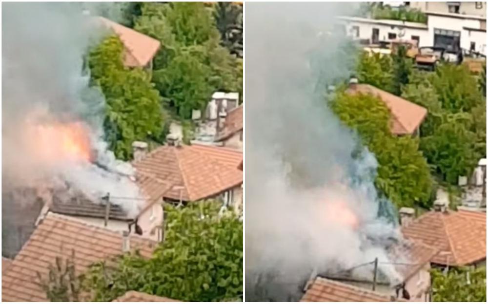 Požar u Boljakovom Potoku: Četiri vatrogasne ekipe bile na terenu