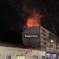 Požar u Bugojnu: Gorjela zgrada