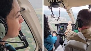 Pogledajte kako kosovska predsjednica Vjosa Osmani upravlja helikopterom u Americi