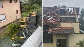 Nevrijeme pogodilo Srbac:  Oštećeni brojni krovovi na kućama, velike štete i na elektro mreži
