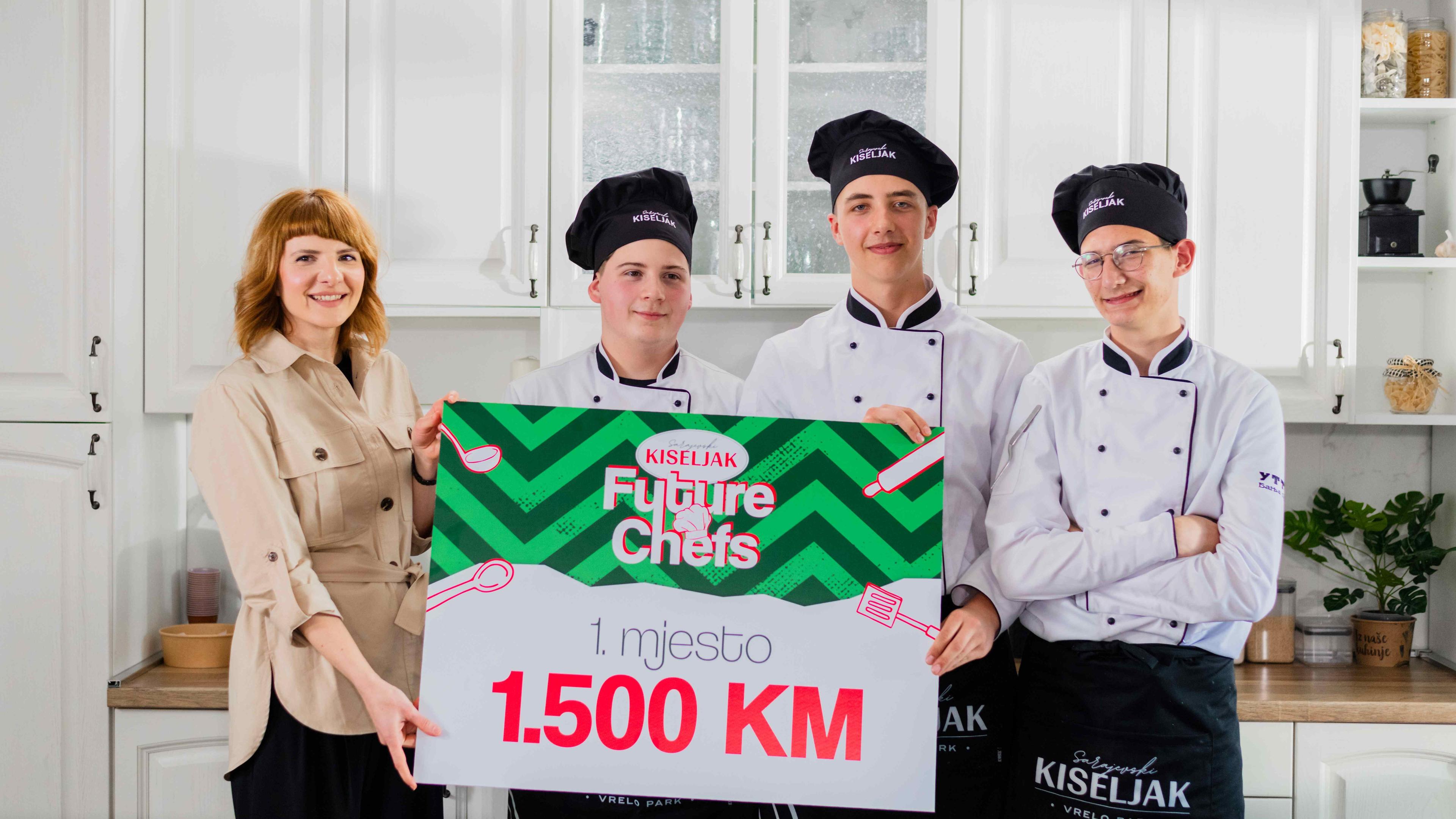 Sarajevski kiseljak proglasio pobjednike "Future Chefs" takmičenja: Srednjoškolci iz Banje Luke osvo