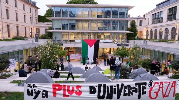 Protesti podrške Palestini  - Avaz