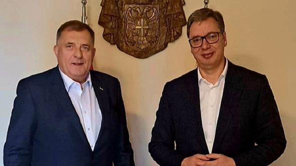 S današnjeg sastanka Dodika i Vučića - Avaz