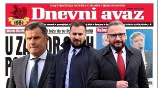 Sutra u "Dnevnom avazu": Donosimo nove detalje afere "Respiratori", ko će se sve naći u novoj optužnici Tužilaštva BiH