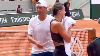Rafael Nadal pipkao drugu igračicu svijeta: Video ubrzo postao viralan