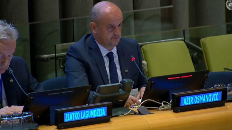 Azir Osmanović, koji je sa 13 godina preživio genocid, u UN-u: Tražim priznanje za sve što smo pretrpjeli i što nastavljamo podnositi