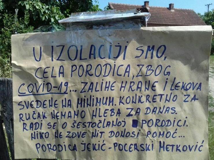Dvoje od šestoro ukućana porodice Jekić iz Pocerskog Metkovića, kod Šapca, pozitivno je na koronavirus - Avaz