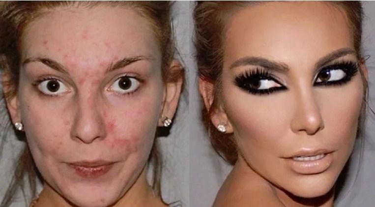 Djevojke dijele fotografije lica prije i poslije šminkanja, neke je veoma teško prepoznati