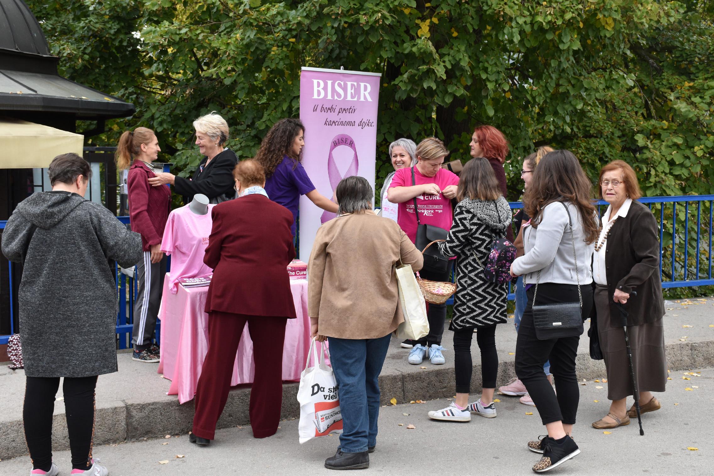 Dan ružičaste vrpce Udruženja „Biser“ u Goraždu