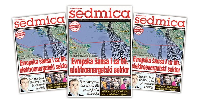 Sutra prilog "Sedmica": Nakon što se Crna Gora elektroenergetskim kablom povezala s Italijom: Nove, evropske mogućnosti za elektroenergetski sektor BiH