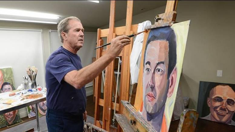 Džordž Buš slika portrete migranata i piše knjigu o njima