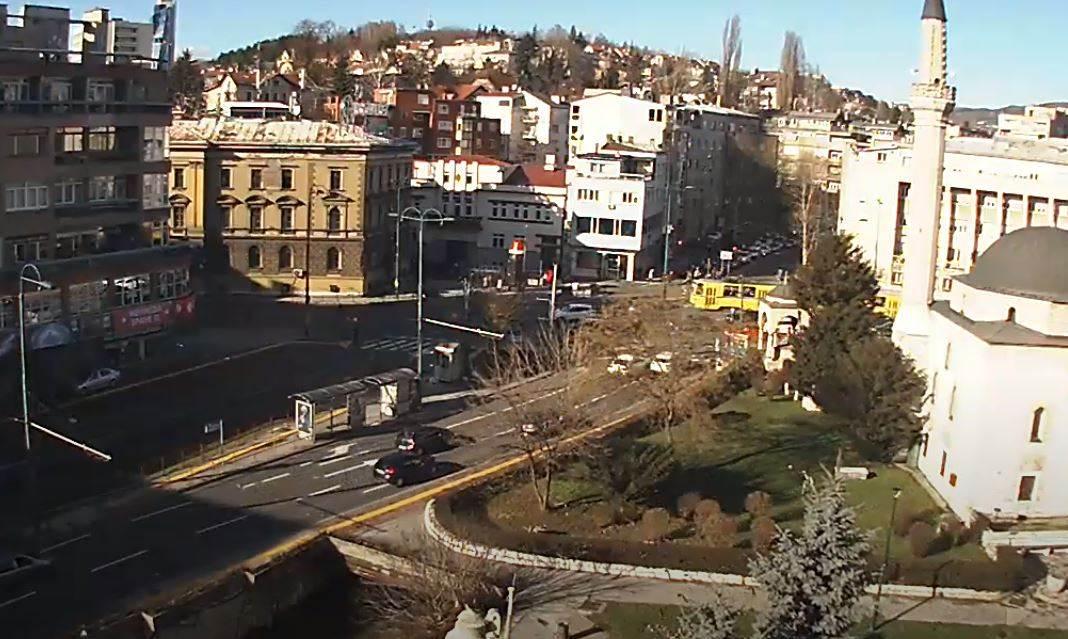 Kamera zabilježila kako se trese Sarajevo tokom zemljotresa