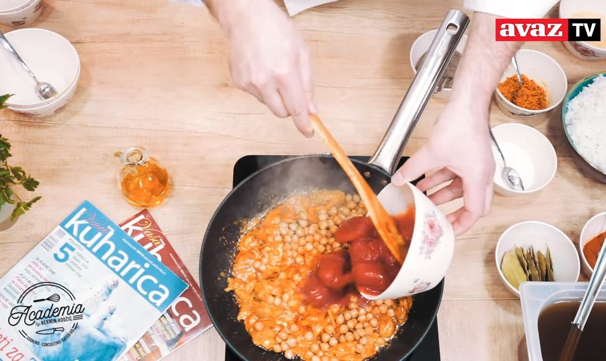 Pod kuharskom palicom Nermina Hodžića: Kuhajmo zajedno / Pileći curry sa leblebijom
