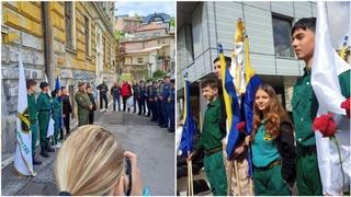 Foto + video / "Zelene beretke" odale počast stradalim saborcima u bivšoj Dobrovoljačkoj ulici