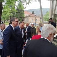 Vučić jutros stigao u Bileću, građani ga dočekali aplauzom