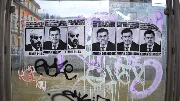 Osvanule poruke širom Sarajeva - Avaz