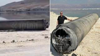 Iranska balistička raketa izvučena na obali Mrtvog mora