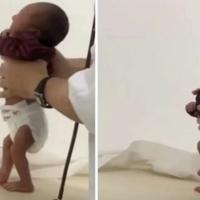 "Gdje je pošla": Snimak tek rođene bebe koja pravi prve korake pogledalo 18 miliona ljudi