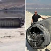 Iranska balistička raketa izvučena na obali Mrtvog mora