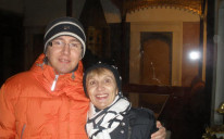  Zlatan Zirojević sa svojom majkom