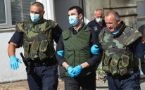Jovan Vukotić tokom jednog hapšenja